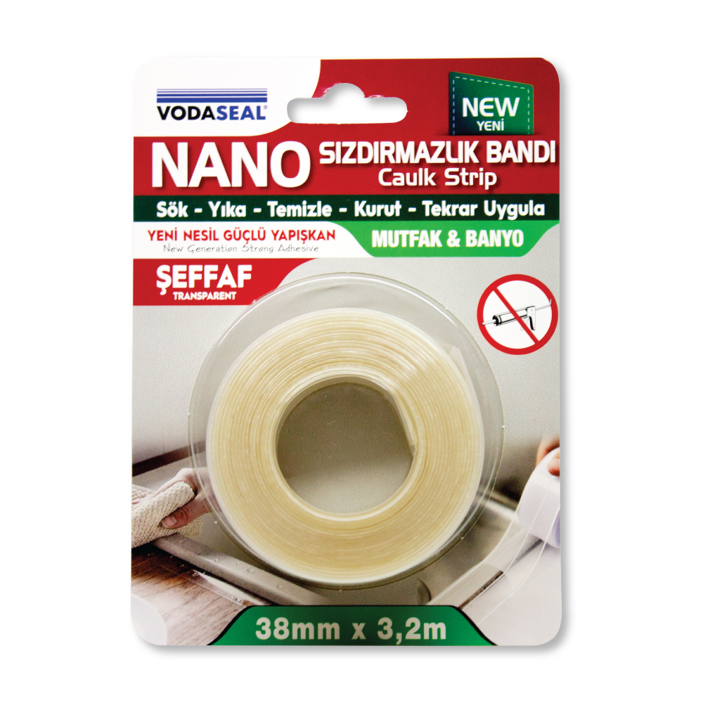 Nano Sızdırmazlık Bandı 38mm x 3,2m Şeffaf