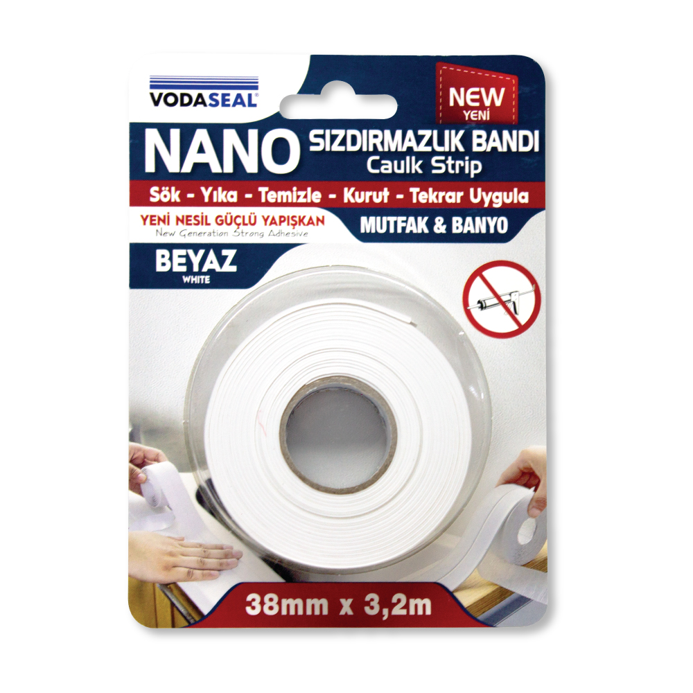 Nano Sızdırmazlık Bandı 38mm x 3,2m Beyaz