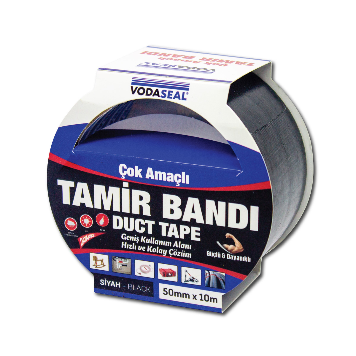 Duct Tape – Tamir Bandı 50mmx10m Siyah