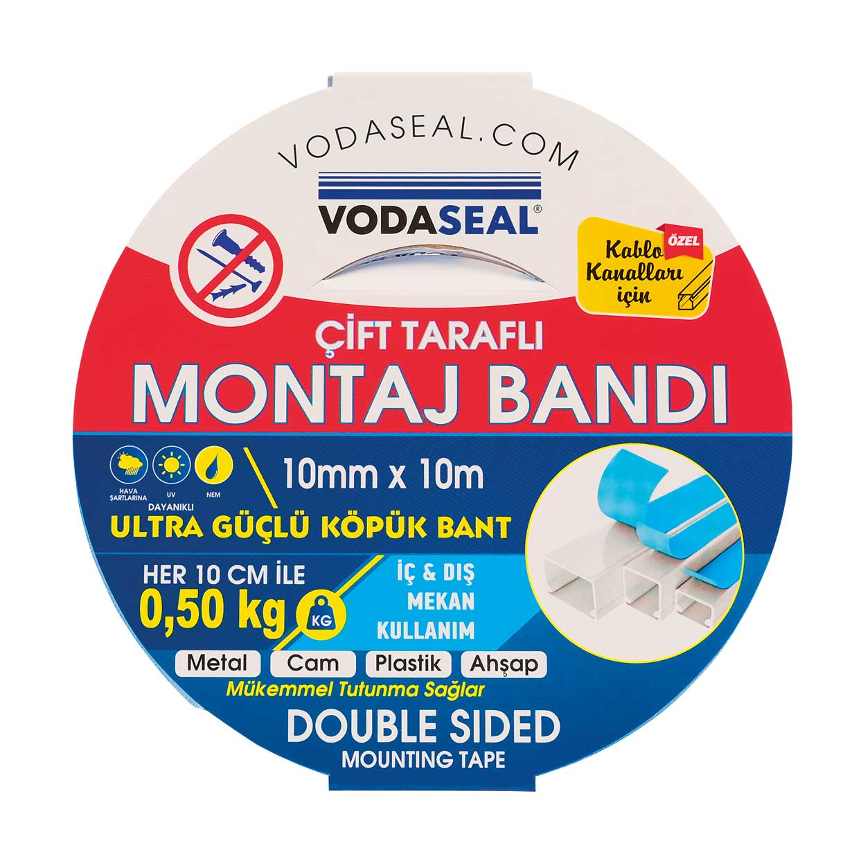 Superfix Çift Taraflı Montaj Bandı 10mm x 10m