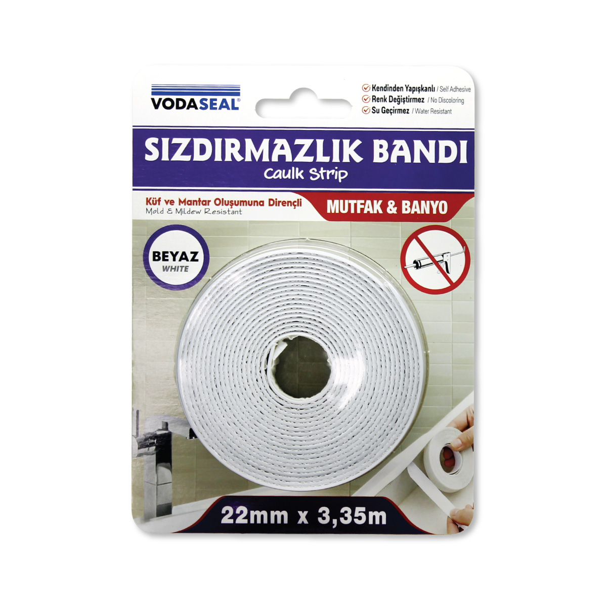 Küvet Kenar Sızdırmazlık Bandı 22mm