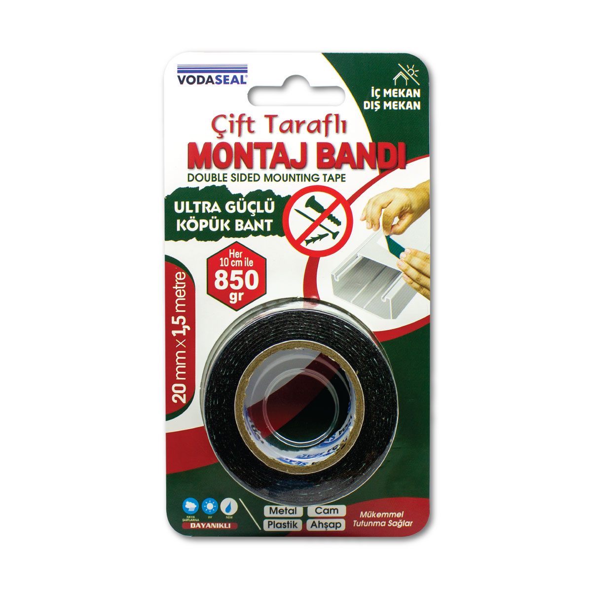 Superfix Çift Taraflı Montaj Bandı 20mm x 1,5m