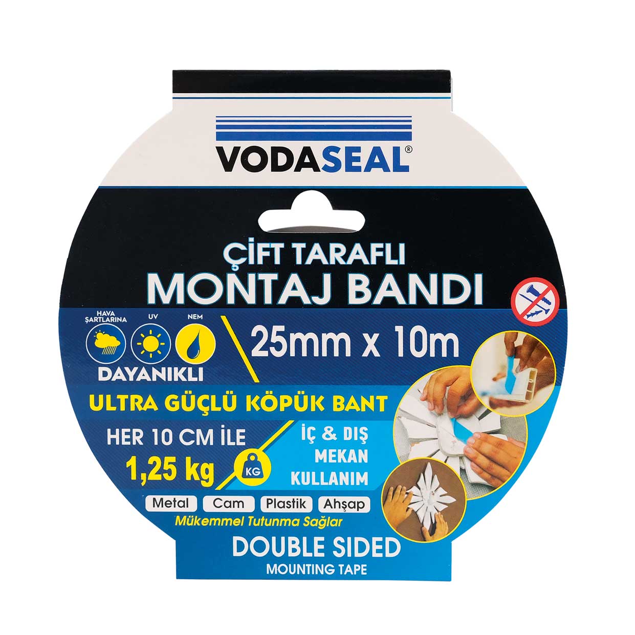 Superfix Çift Taraflı Montaj Bandı 25mm x 10m